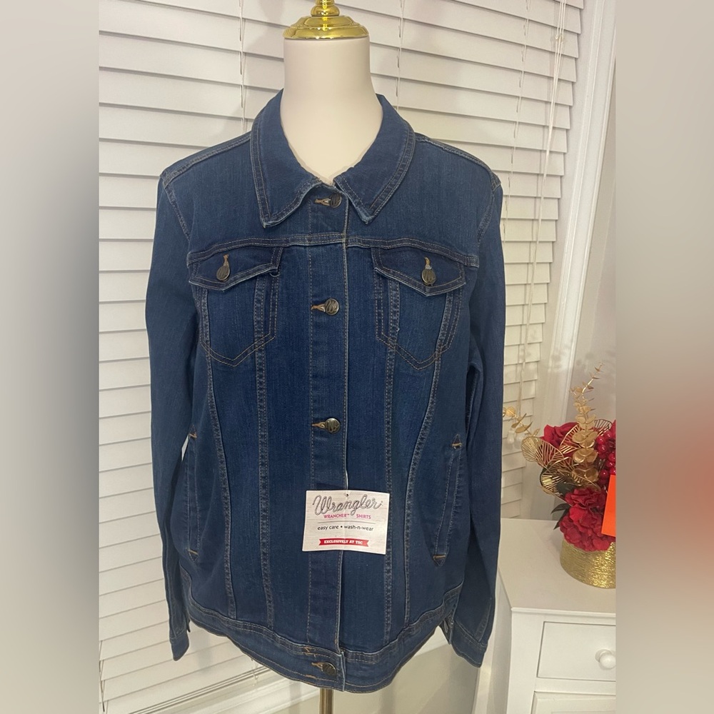 Wrangler Women's Dark Blue Jean Jacket